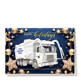 Trucking Christmas Cards - Stars Refuse