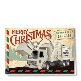 Trucking Christmas Cards - Postcard Refuse