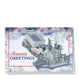 Construction Christmas Cards - Silver Paving