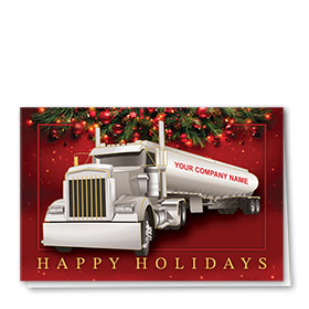 Trucking Christmas Cards - Joyful Tanker