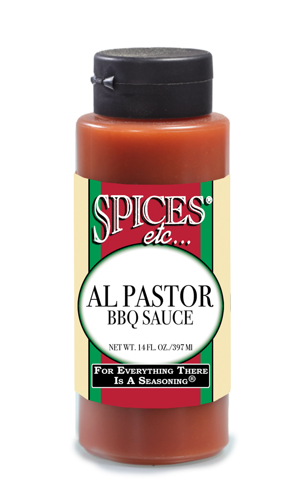 Spices Etc Al Pastor BBQ Sauce- Plastic Squeeze Bottle