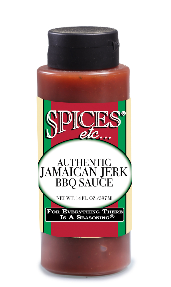 Spices Etc Jamaican Jerk BBQ Sauce- Plastic Squeeze Bottle
