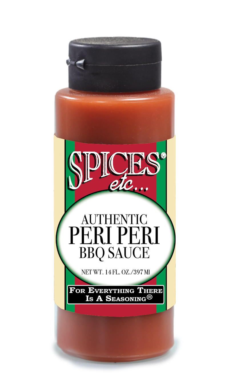Spices Etc Peri Peri BBQ Sauce- Plastic Squeeze Bottle
