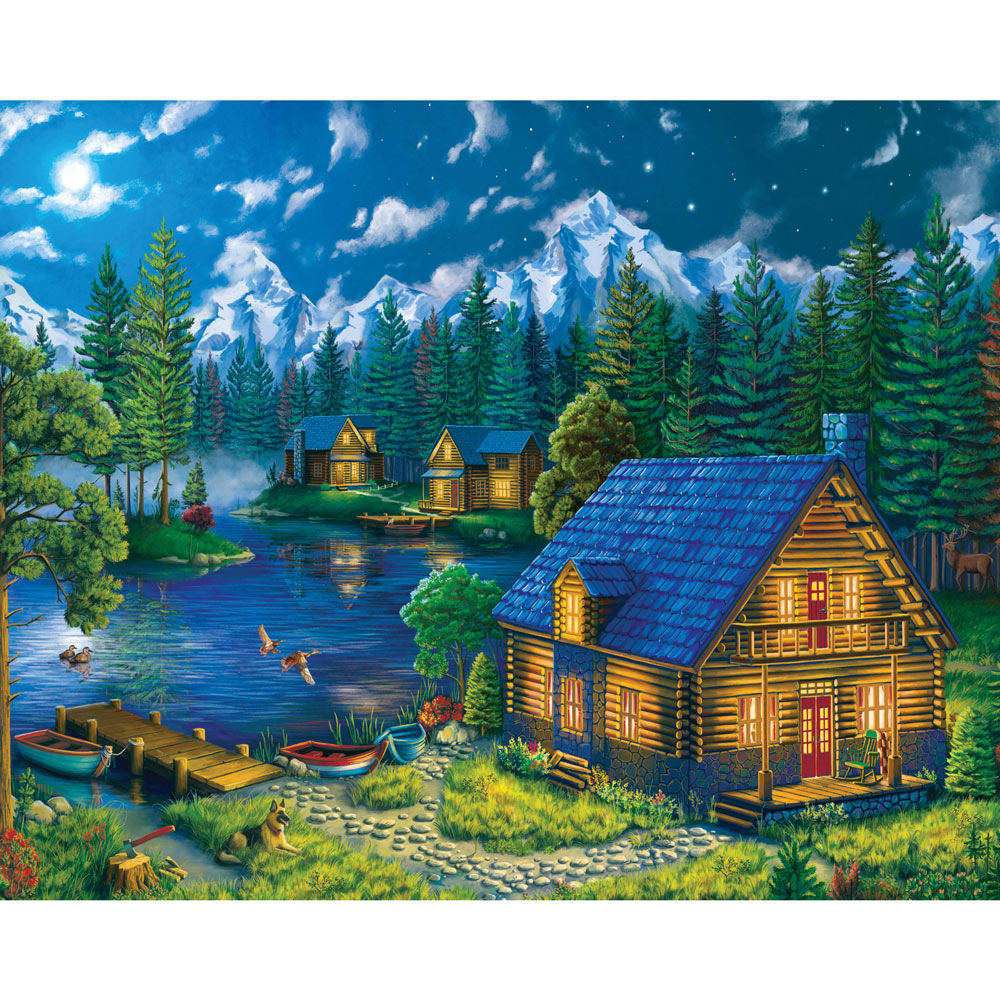 Forest Cabin 1000 Piece Jigsaw Puzzle | Spilsbury