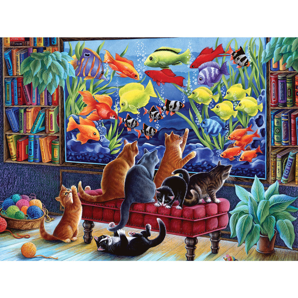 Kittens Fishing 550 Piece Jigsaw Puzzle Spilsbury