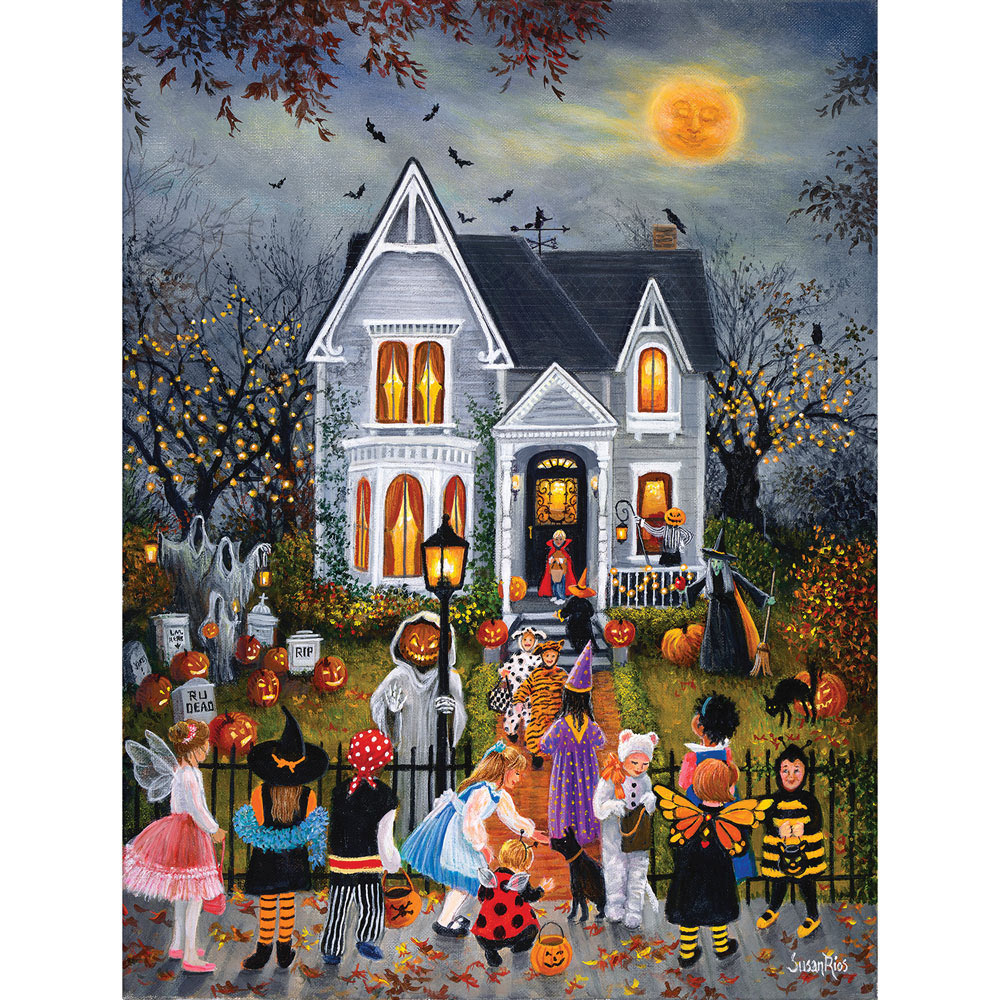 Scary Night 300 Large Piece Jigsaw Puzzle Spilsbury