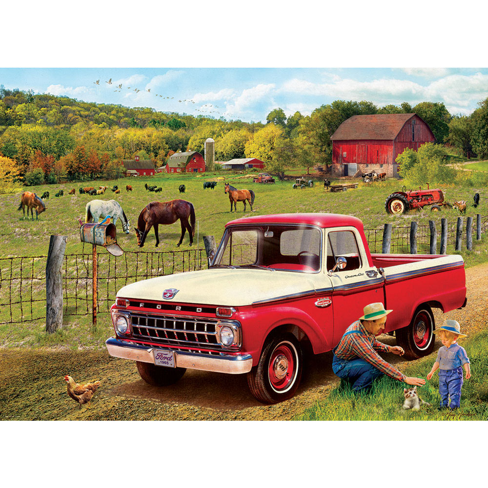 Grandpa's Old Truck 1000 Piece Jigsaw Puzzle Spilsbury
