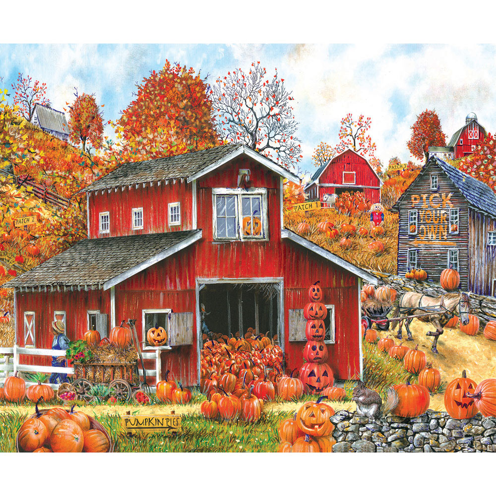 Pick Your Own Pumpkin 1000 Piece Jigsaw Puzzle Spilsbury
