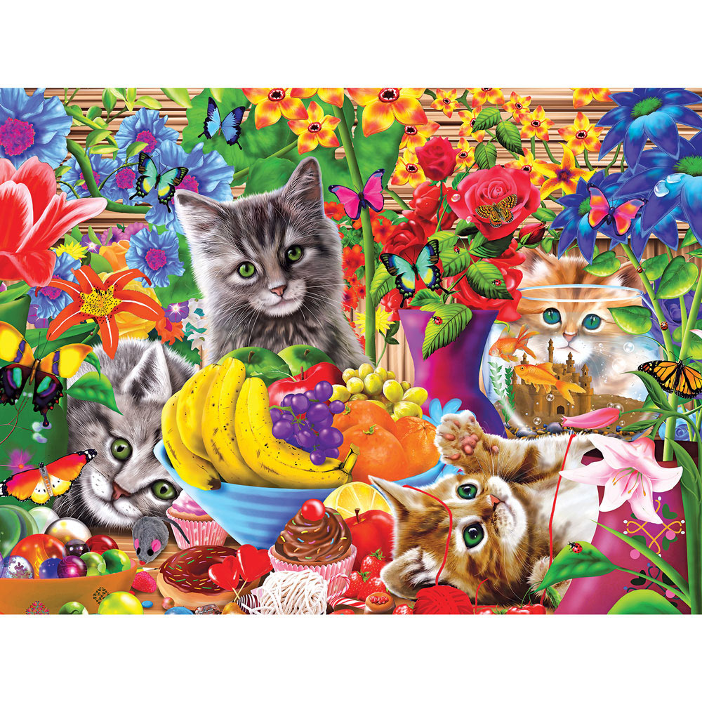 Curious Kittens 500 Piece Jigsaw Puzzle Spilsbury