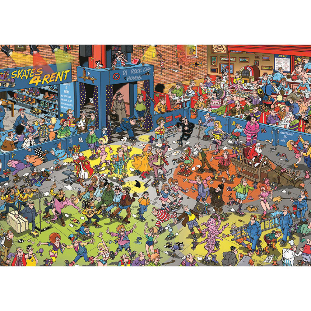 The Roller Disco 1000 Piece Jigsaw Puzzle Spilsbury