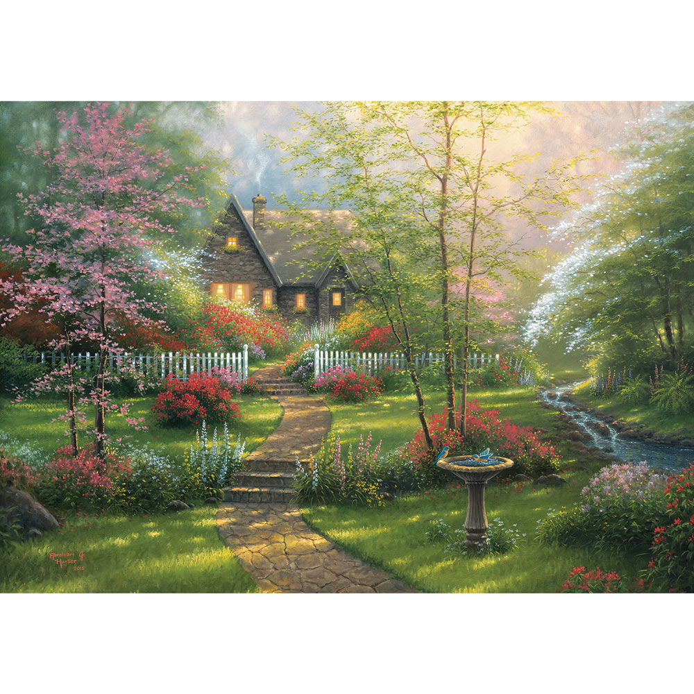 Dogwood Cottage 1000 Piece Jigsaw Puzzle Spilsbury