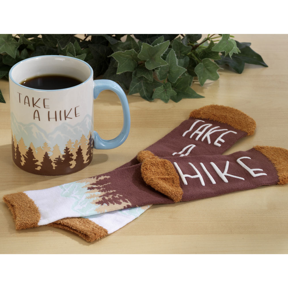Take A Hike Mug and Sock Set Spilsbury