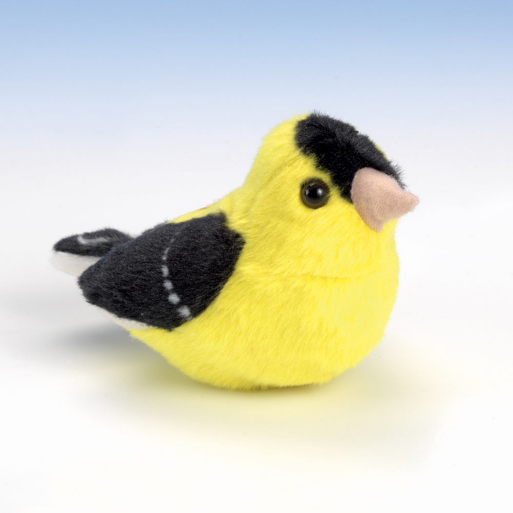 Singing Plush Song Bird - Goldfinch | Spilsbury
