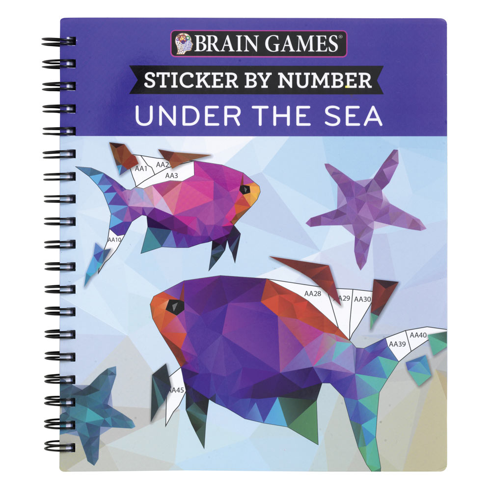 Sticker by Number Book Under the Sea Spilsbury