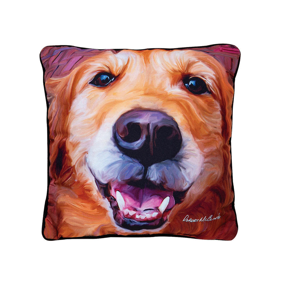 Large Dog Pillow Golden Retriever Spilsbury