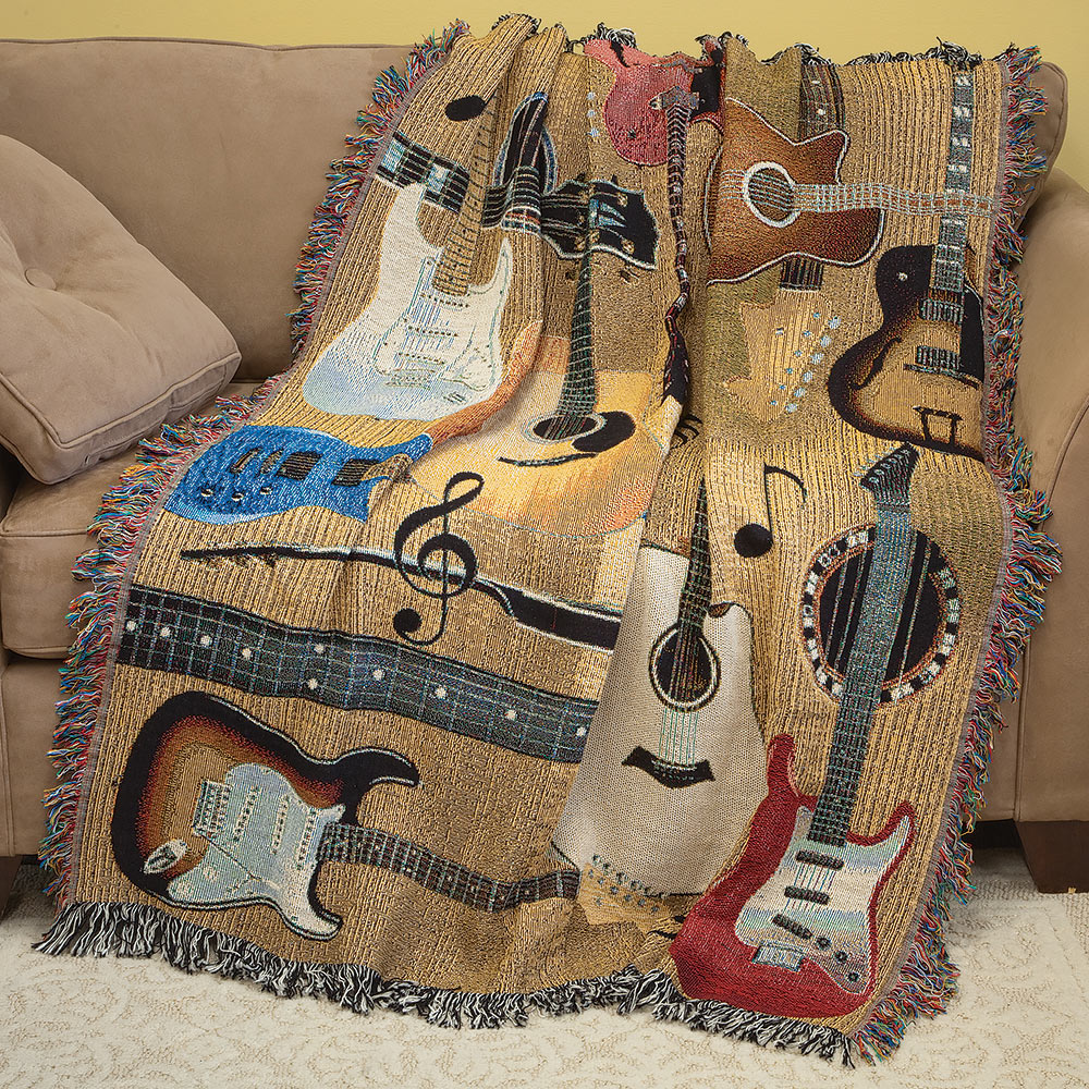 Guitar Throw Blanket Spilsbury