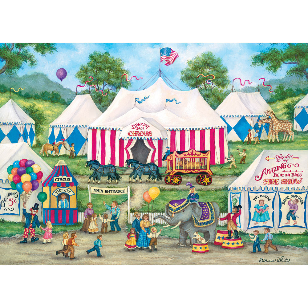 Buy The Circus is Coming to Town 1000 Piece Jigsaw Puzzle