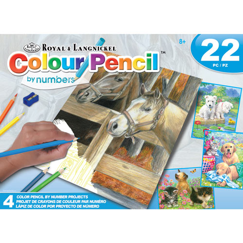 Color Pencil by Numbers Kit Spilsbury