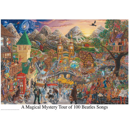 A Magical Mystery Tour 3000 Piece Jigsaw Puzzle Spilsbury