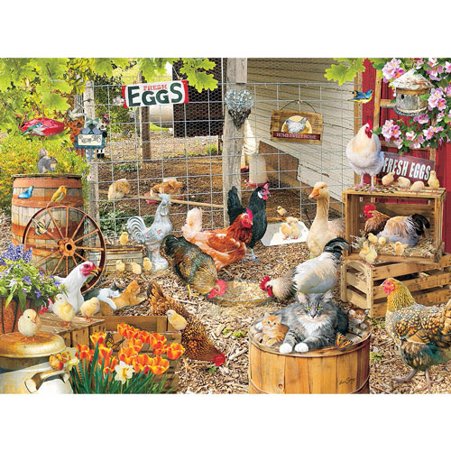 Barnyard Families 1000 Piece Jigsaw Puzzle Spilsbury