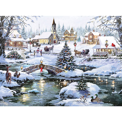 Icy Lights 1000 Piece Jigsaw Puzzle Spilsbury