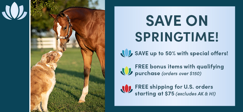 Springtime Supplements | Natural Supplements for Dogs, Horses, & People