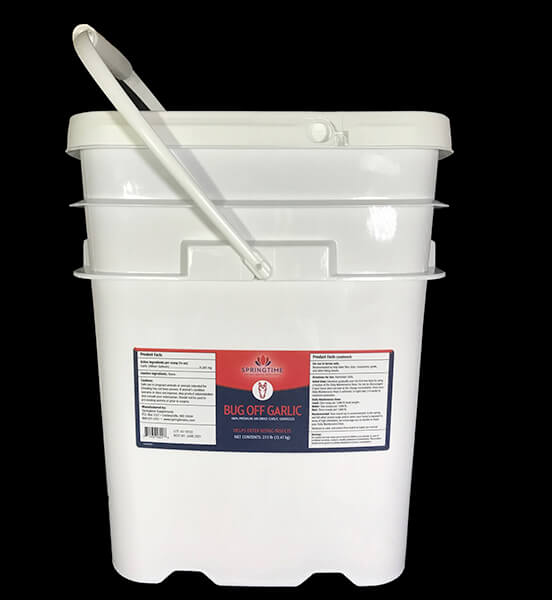 Springtime Bug Off Garlic for Horses Natural Fly and Tick Repellent