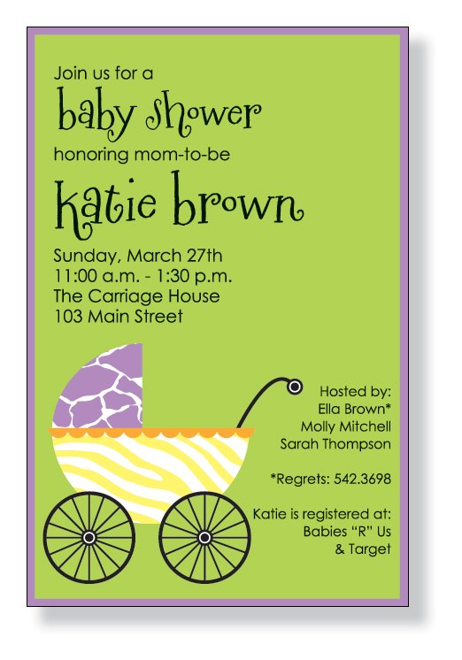 Wild Buggy Invitation