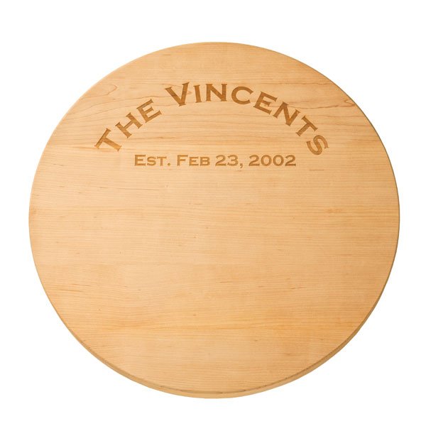 Personalized Maple Lazy Susan - 18"