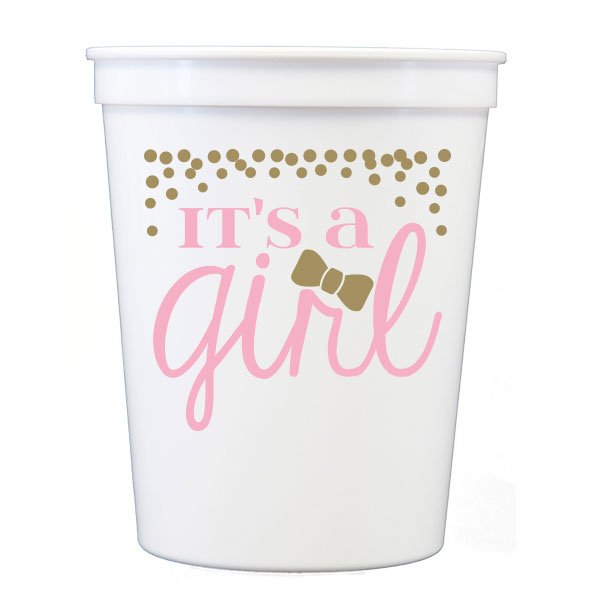 Its a Girl - Stadium Cups