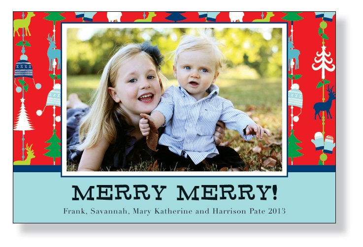 Holiday Small Icons Photo Card - Set of 20