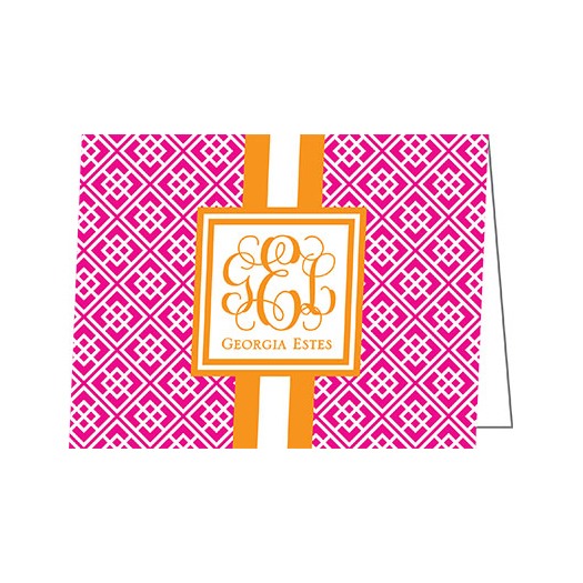 Exclusive Sorority Recruitment Folded Note Cards