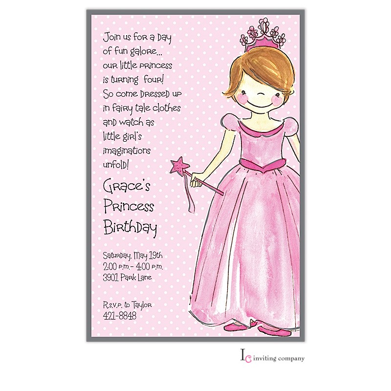 Princess Girl Invitation