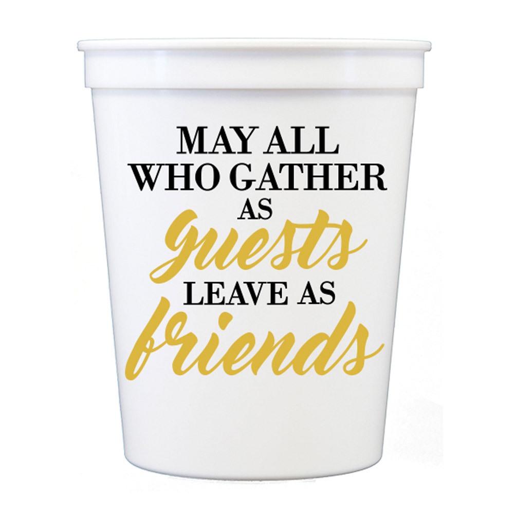 May All Who Gather Stadium Cups