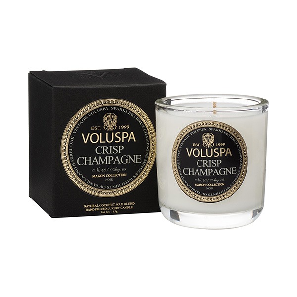 Voluspa Crisp Champagne Classic Maison Votive Candle