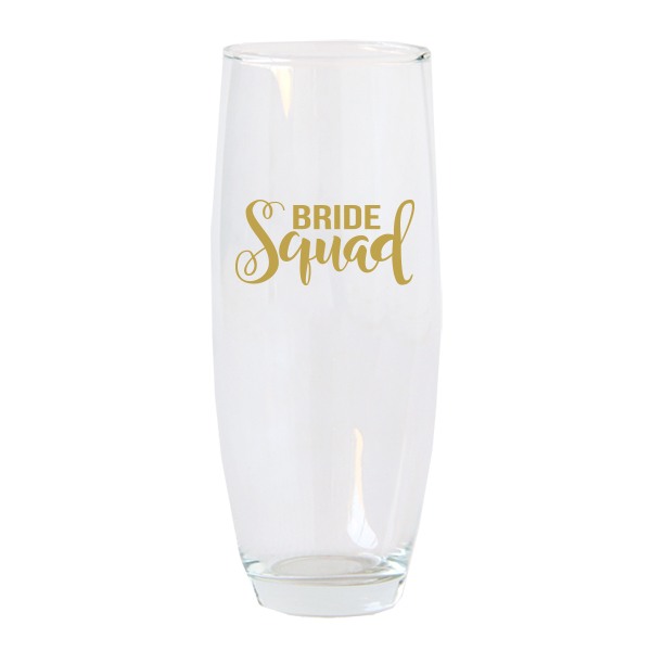 Bride Squad Stemless Champagne Flute