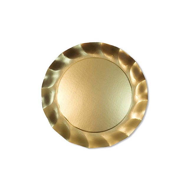 Satin Gold Peltao Dessert Plate