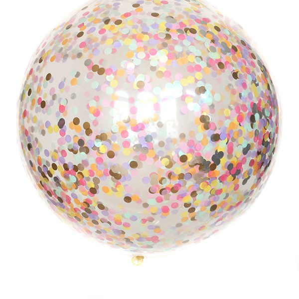 Unicorn Confetti Jumbo 36" Balloon