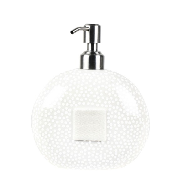 Happy Everything White Small Dot Mini Soap Pump