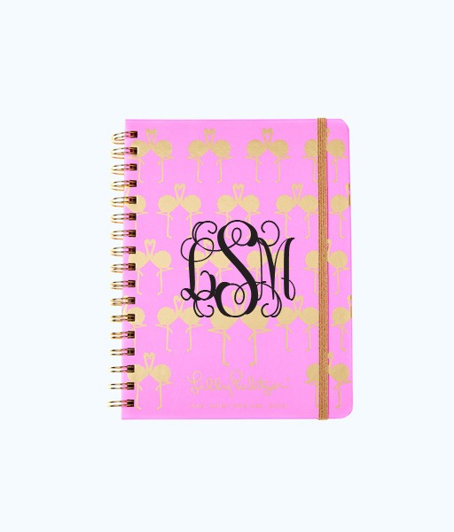 Lilly Pulitzer Aug 2018 - Dec 2019 Pink Flamingo Monthly Planner