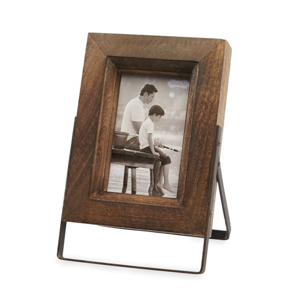 Small Distressed Wood Easel Frame