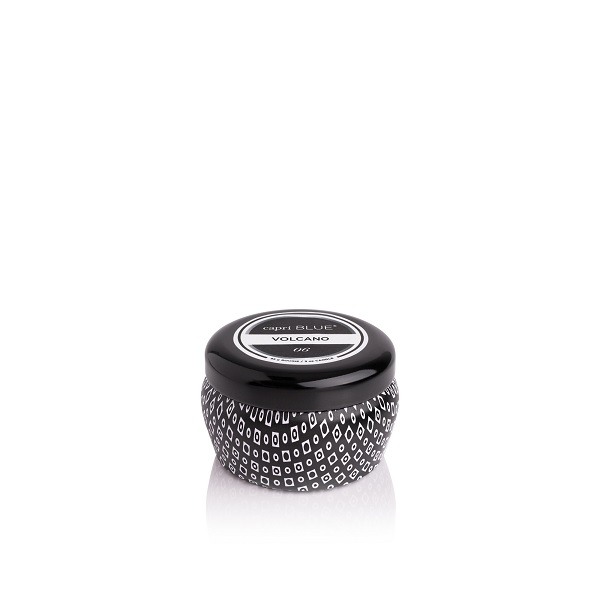 Volcano Black Mini Tin Candle