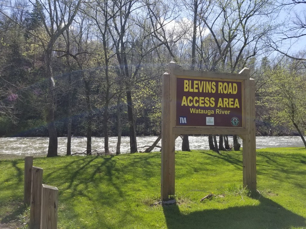 Blevins Road Boat Ramp, Watauga River