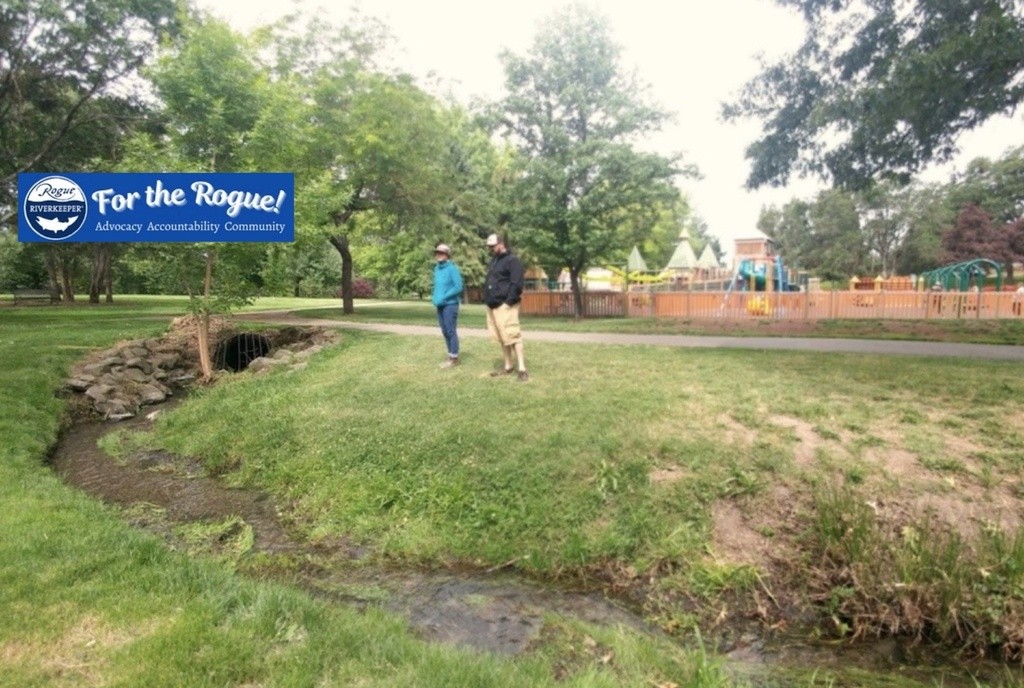 Baby Bear Creek at Bear Creek Park Playground, Medford