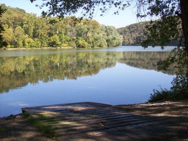 Shenandoah River in the Millville Dam Pool