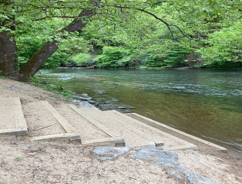 New River State Park 221 Access, South Fork New River Swim Guide