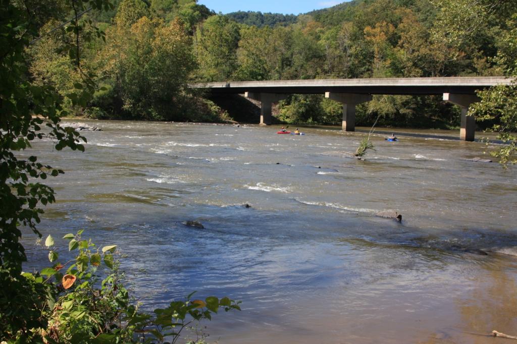 French Broad River Barnard Swim Guide
