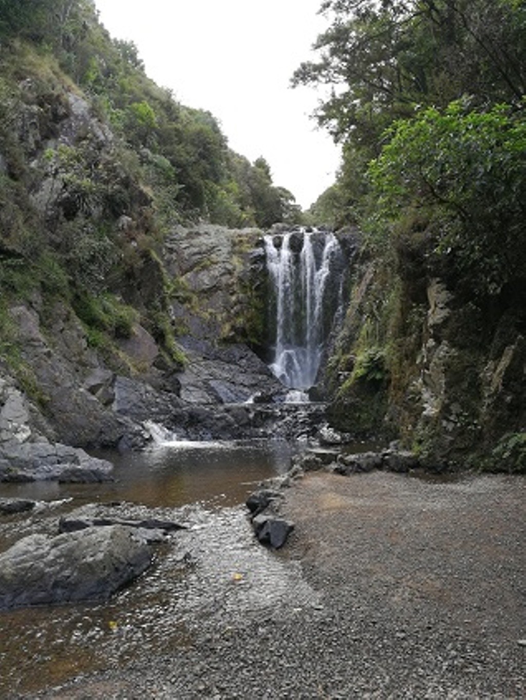 Ahuroa River at Piroa Falls