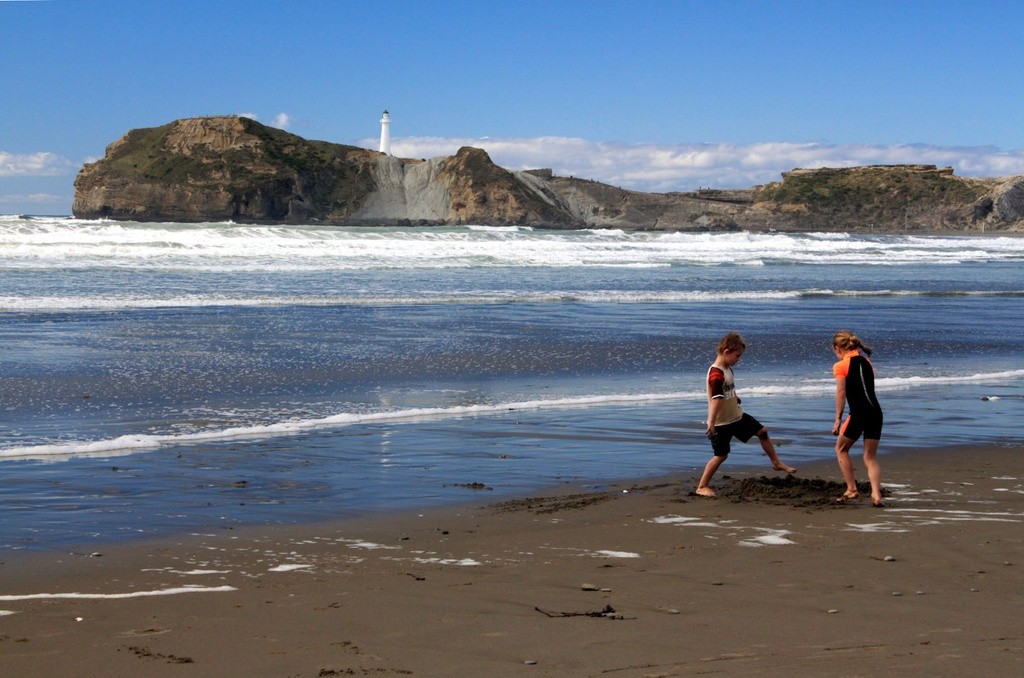 Castlepoint Beach at Castlepoint Stream