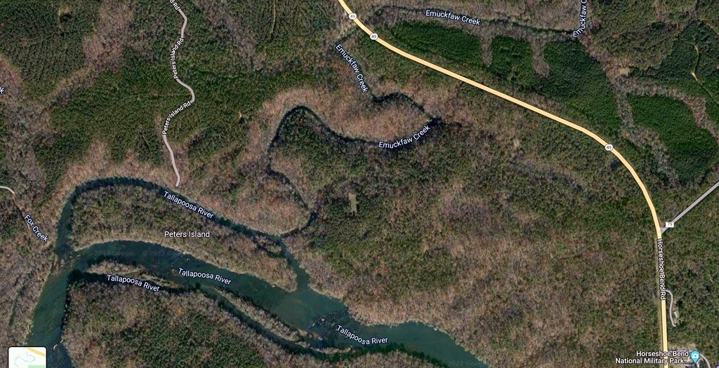 Emuckfaw Creek at Hwy 49 Bridge